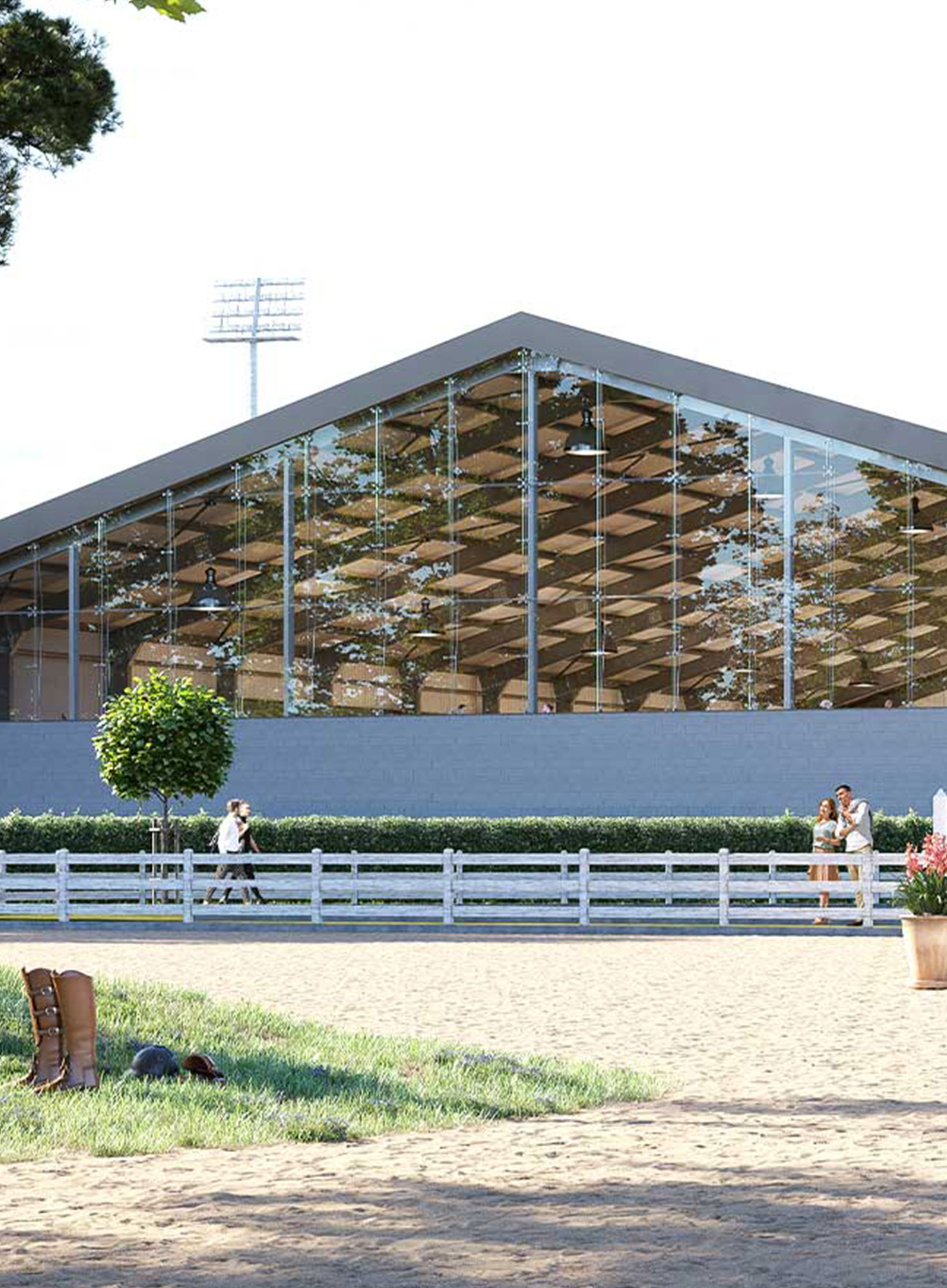 EQUIEFFE EQUESTRIAN CENTER – INDOOR ARENA DESIGN